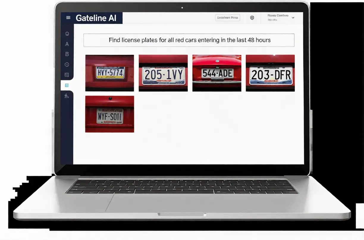Use natural language to instantly find people, vehicles, or events—just type what you need like a chat.