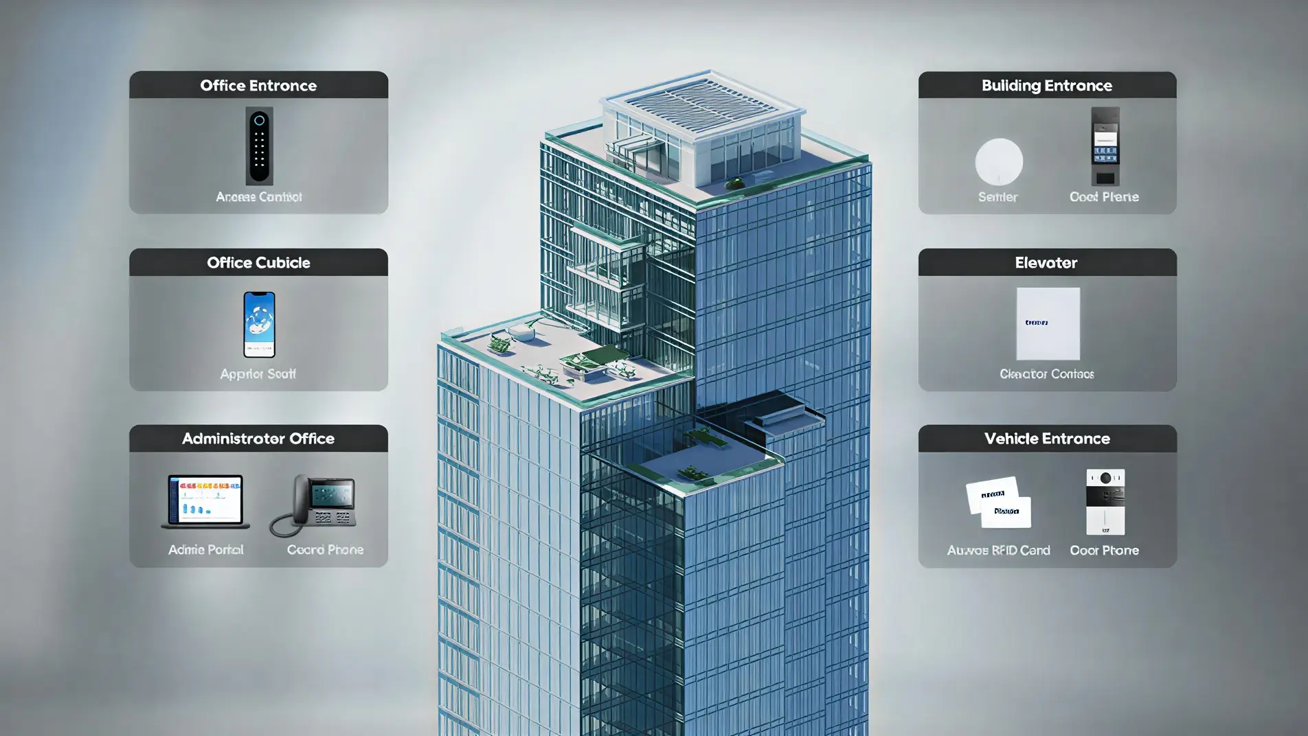 Smart Access Control as a Service for Commercial Properties